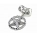 Scarf Ring - 12 PCS Casting Star Charm - SR-HP1006AS